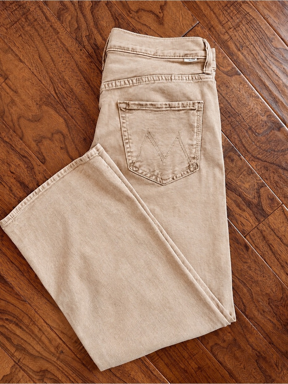MOTHER The Dodger Ankle Jeans Size 29 Just A Dab Beige Khaki
